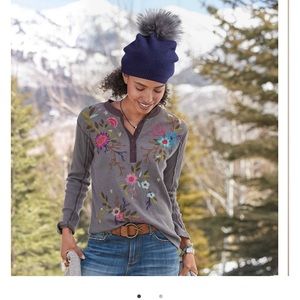 Johnny Was Thermal Henley